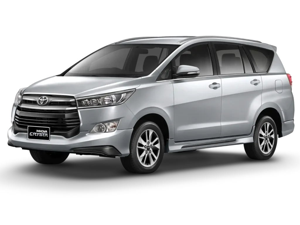 toyota innova crysta car for rent in goa