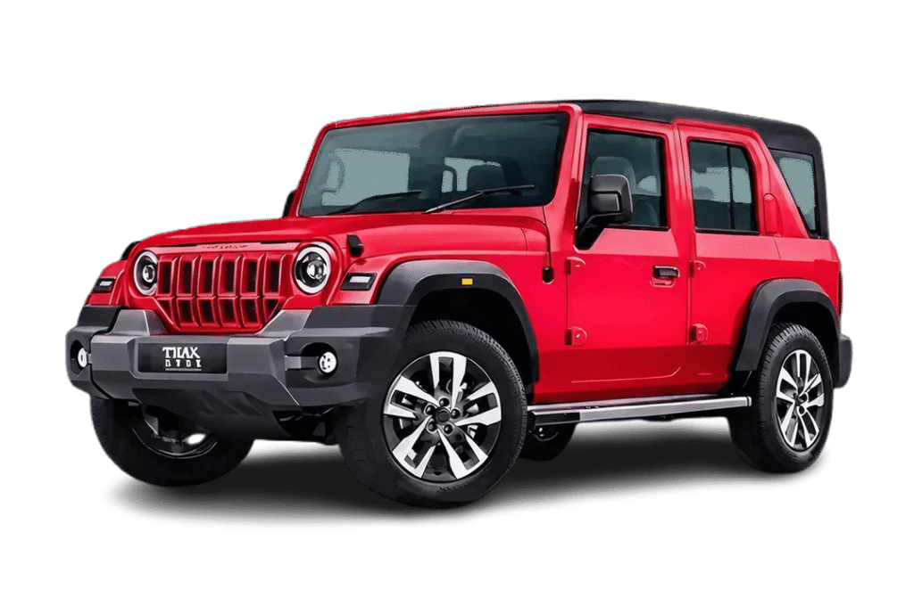 thar roxx car for rent in goa