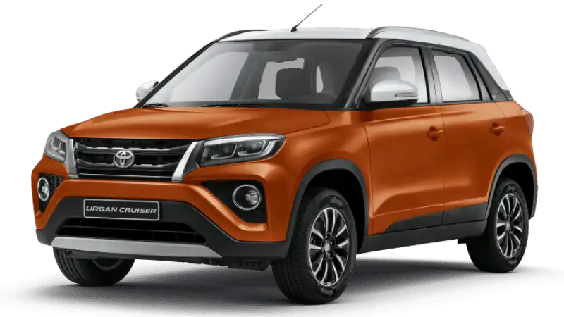 toyota urban cruiser car for rent in goa